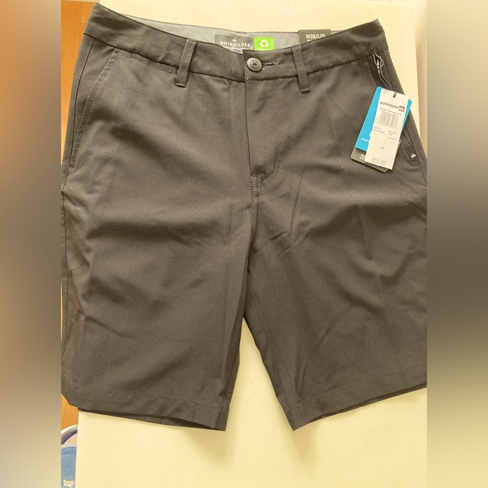 NEW Black QuickSilver Amphibian Water Shorts (Swim Trunks)